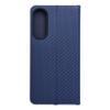 Etui z klapką na Samsung S25 EDGE Luna Book Carbon niebieskie