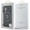 GUESS futerał do SAMSUNG S25 GUHMS25SHG4PRTGK (Magnetic IML Metal Glitter 4G Circle Triangle) czarny