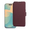 Etui z klapką na iPhone 17 PRO / 18 PRO Max Protect RFID dark cherry