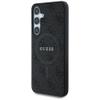 GUESS futerał do SAMSUNG S25 GUHMS25SG4GFRK (Magnetic PU 4G Ring Classic Logo) czarny