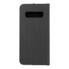 Etui z klapką na Samsung S10 PLUS Luna Book Carbon czarne