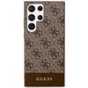 GUESS futerał do SAMSUNG S24 Ultra GUHCS24LG4GLBR (4G Bottom Stripe) brązowy