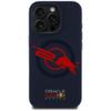 RED BULL futerał do IPHONE 16 Pro kompatybilny z MagSafe RBHMP16L24SIOLVR (Silicone ORBR20 Logo Red Lining) navy