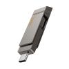 Pendrive 32GB USB 3.2 (USB A + USB C) Hoco UD15 szary