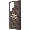 GUESS futerał do SAMSUNG S24 Ultra GUHCS24L4GMGBR (Leather 4G Metal Logo) brązowy