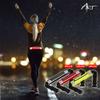 ART pas sportowy z kieszenią podświetlany APS-01R czerwony