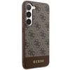 GUESS futerał do SAMSUNG S24 Plus GUHCS24MG4GLBR (4G Bottom Stripe) brązowy