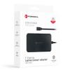 Uniwersalny zasilacz do laptopa 140W Forcell F-Energy USB C E856 czarny