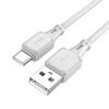 HOCO kabel USB do Typ C 3A Assistant X101 czarny (30szt/opakowanie)