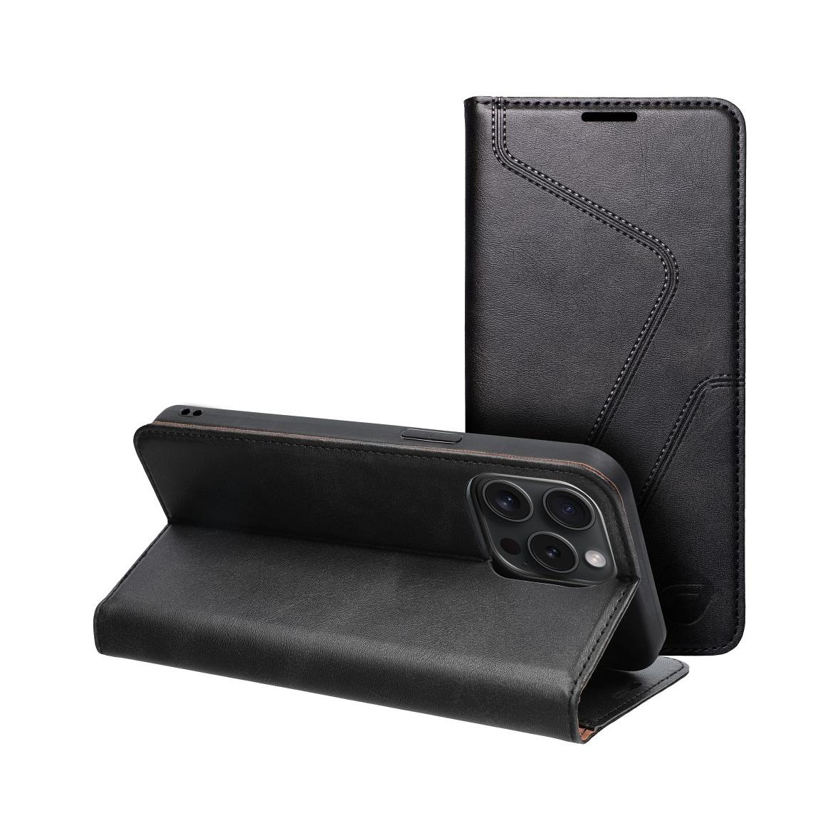 Pokrowiec na iPhone 15 PRO MAX Forcell F-Protect RFID Blocker Book czarny