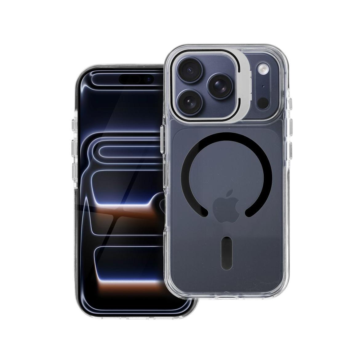 Futerał do iPhone 14 Lens Mag Cover zgodny z MagSafe czarny