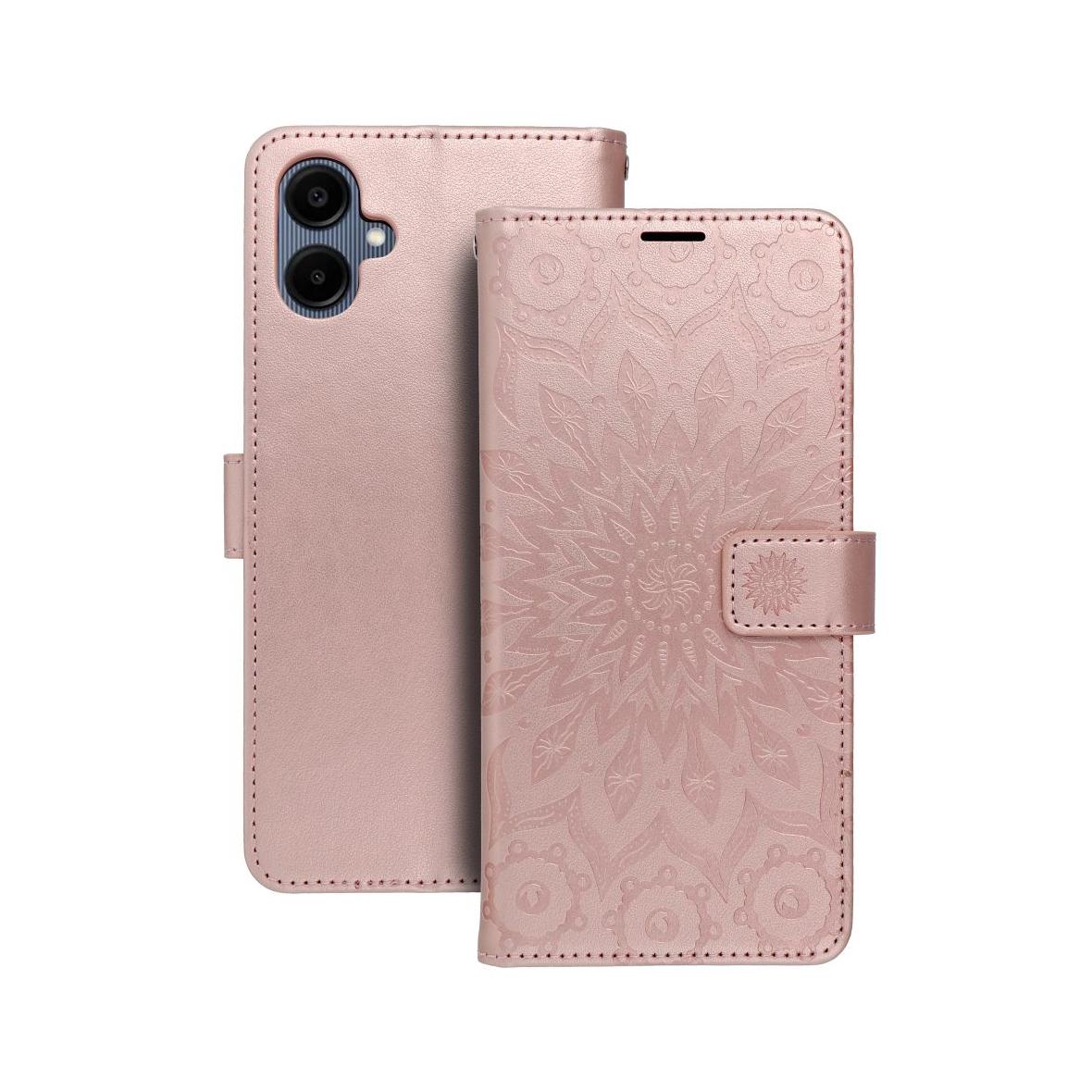 Etui z klapką na Samsung A06 Mezzo Book mandala złoto-różowe