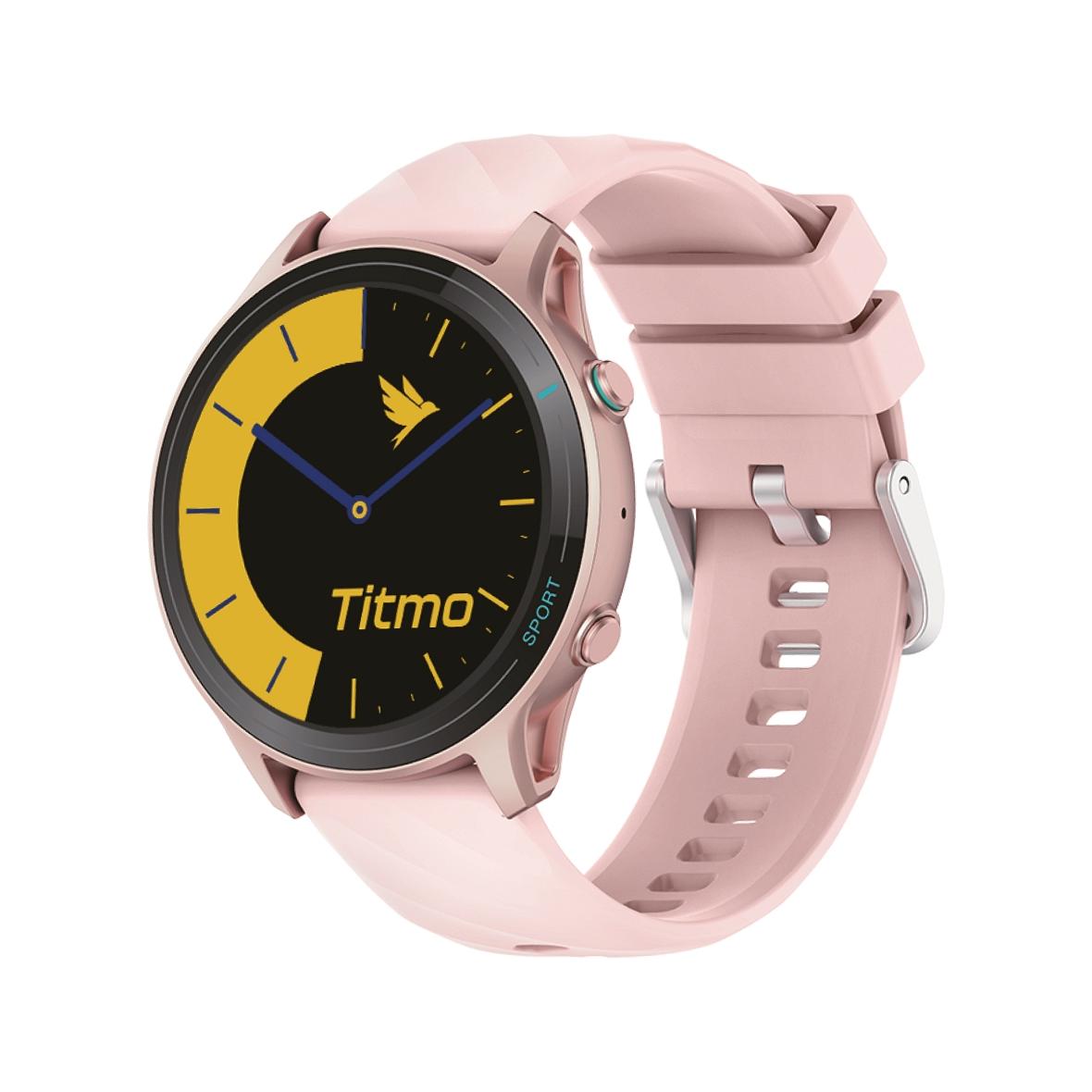 Smartwatch TITMO O-100 (TFT, bluetooth call) różowy 0INT