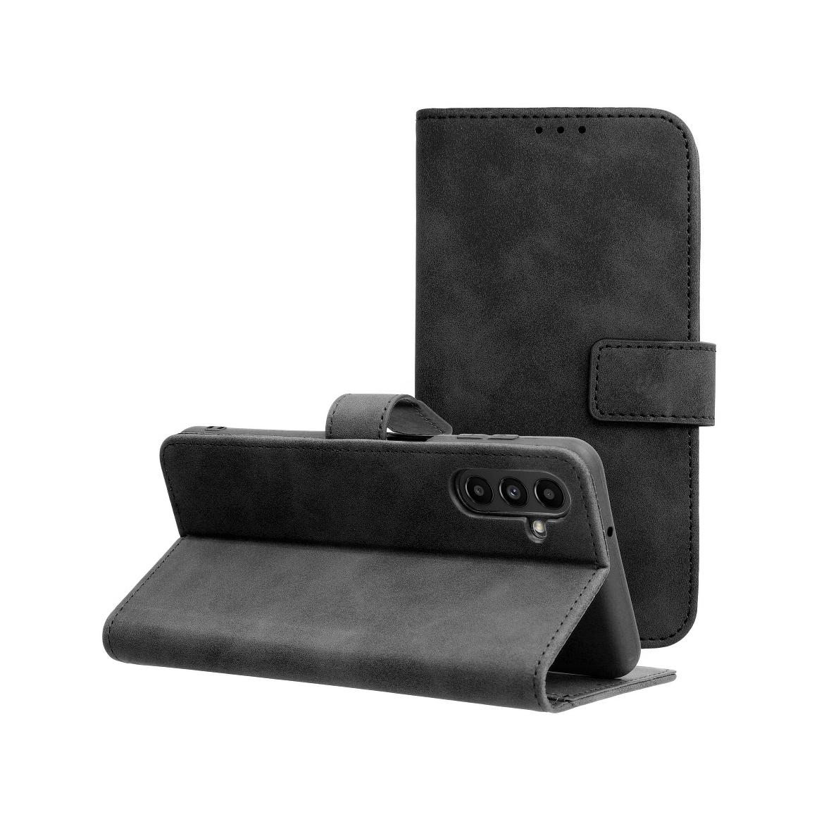 Etui z klapką na Samsung A13 5G / A04S Tender Book czarne