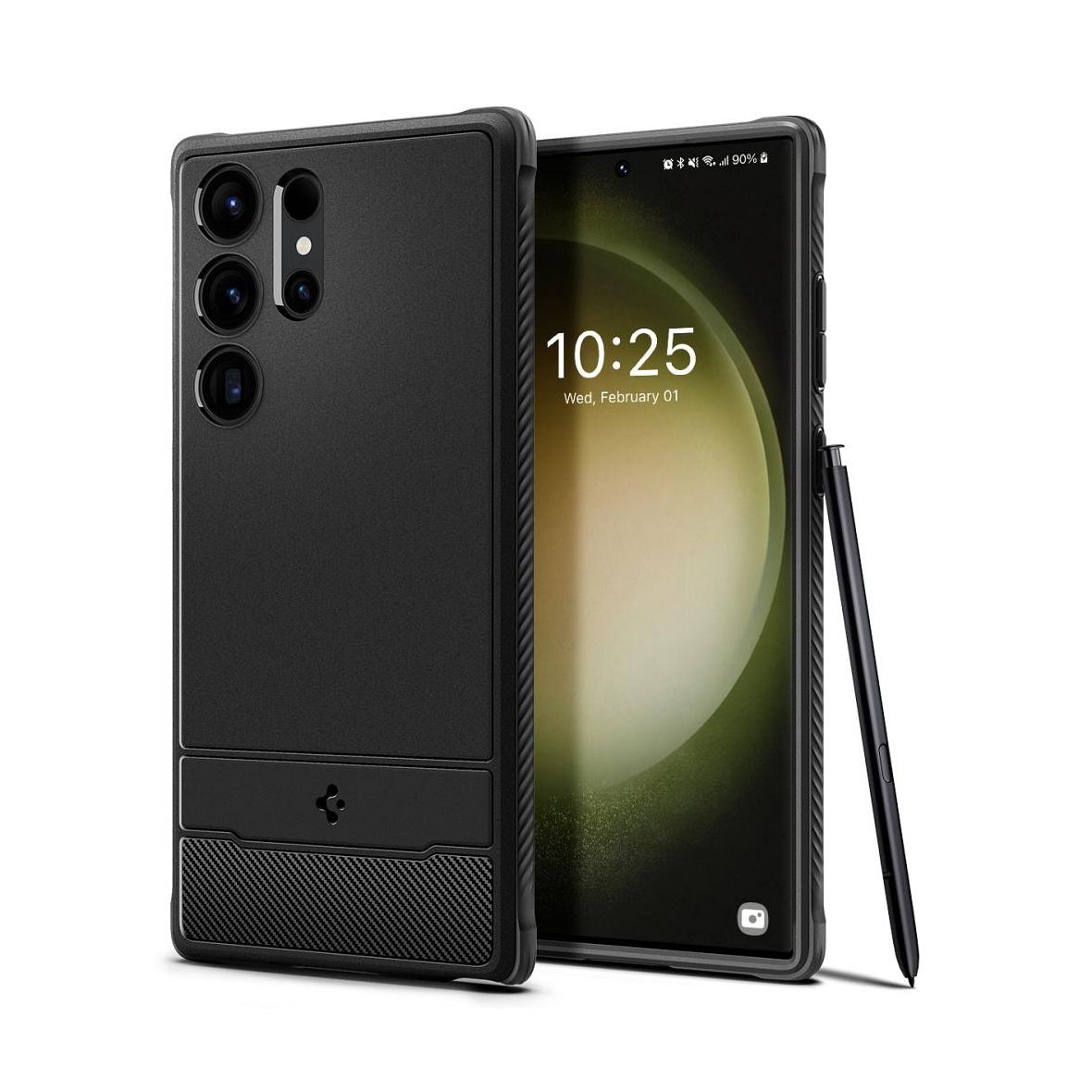 SPIGEN futerał RUGGED ARMOR do SAMSUNG S23 Ultra matte black