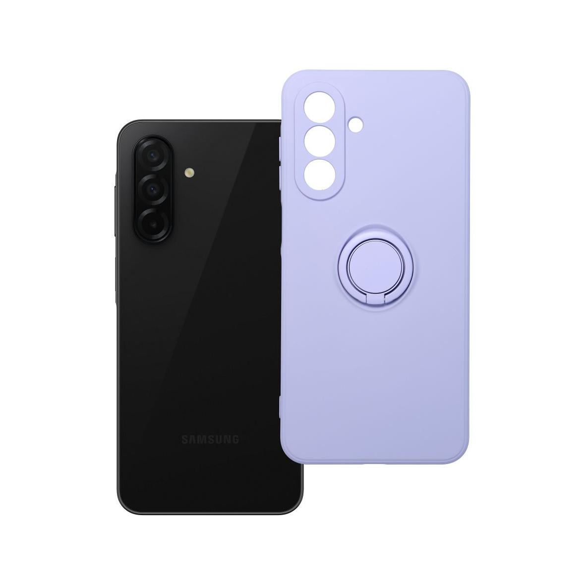 Futerał do Samsung A26 5G Silicone Ring fioletowy