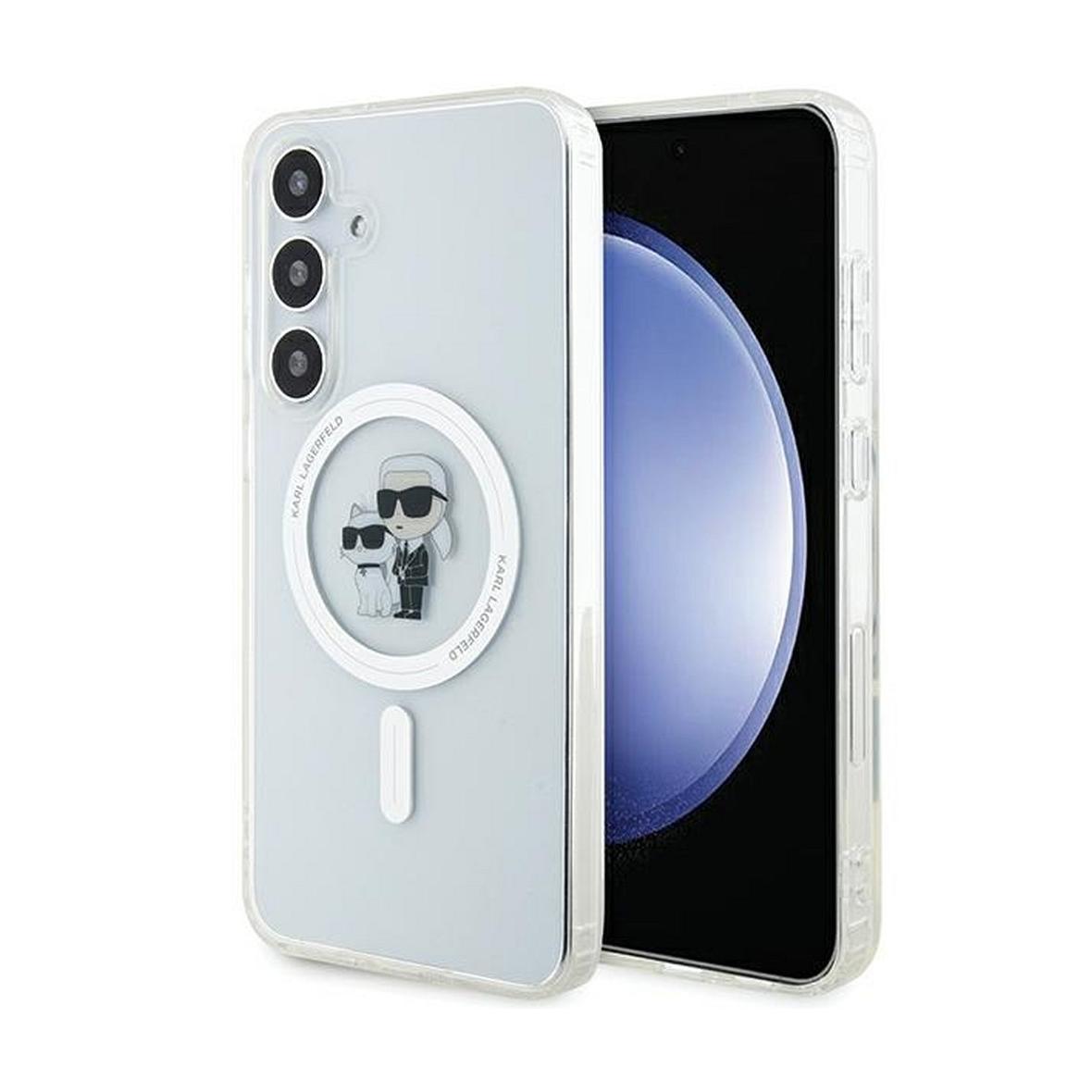 KARL LAGERFELD futerał do SAMSUNG S24 KLHMS24SHGKCNOT (MAGSAFE IML KC) transparentny