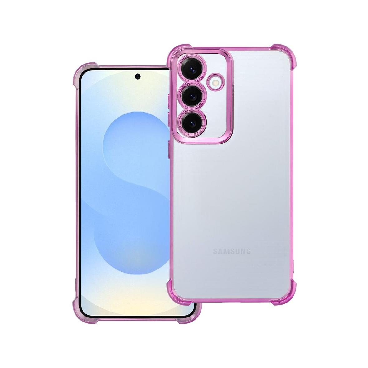 Futerał do Samsung S25 PLUS Antishock Electro purpurowy