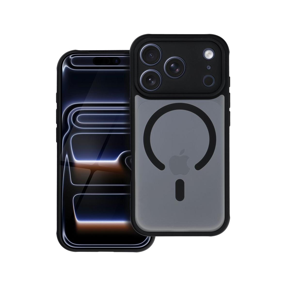 Futerał do iPhone 17 PRO Full Matte Mag Cover zgodny z MagSafe czarny