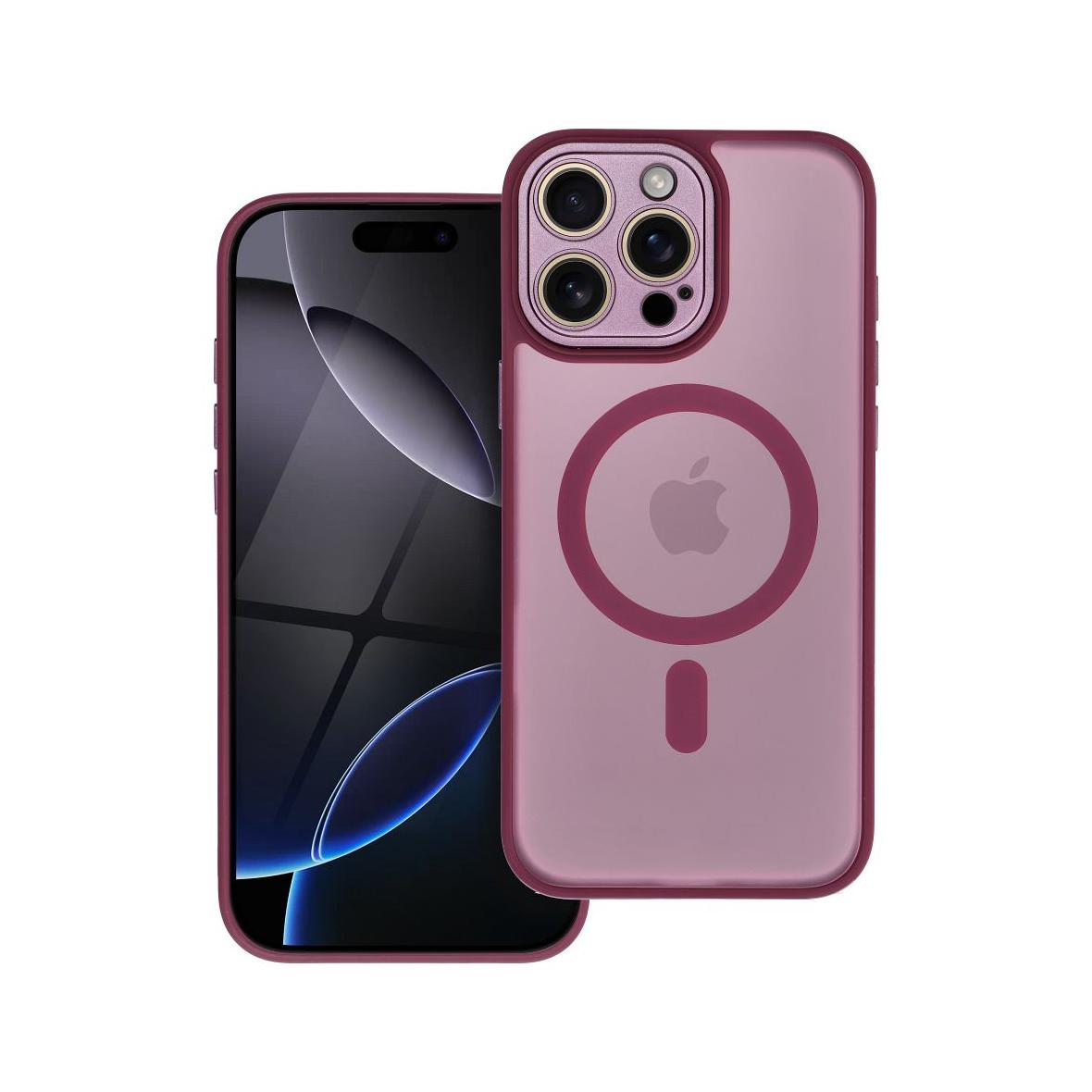 Futerał do Samsung A17 Variete Mag Cover zgodny z MagSafe fioletowy