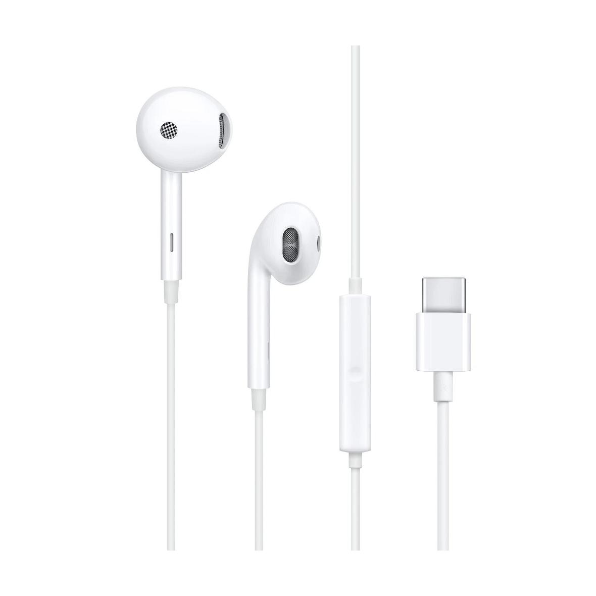 Oryginalne Słuchawki przewodowe douszne USB C Oppo MH135-3 bulk białe