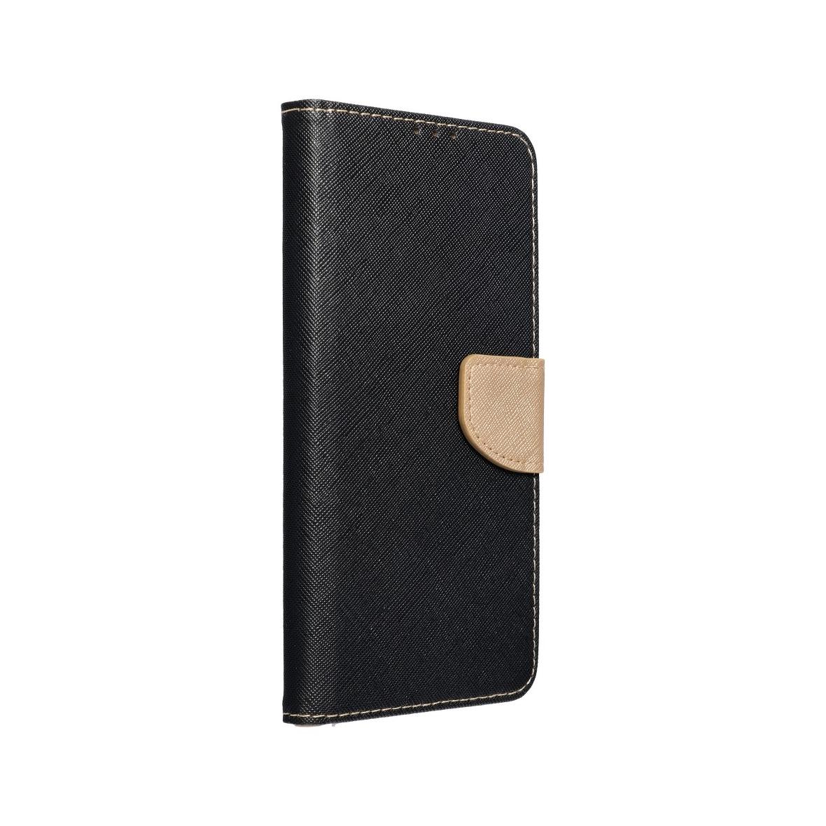 Etui z klapką na Samsung S22 PLUS Fancy Book czarno-złote