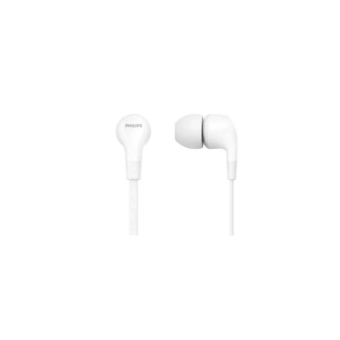 Słuchawki przewodowe douszne Jack 3,5 mm Philips TAE1105WT/00 białe