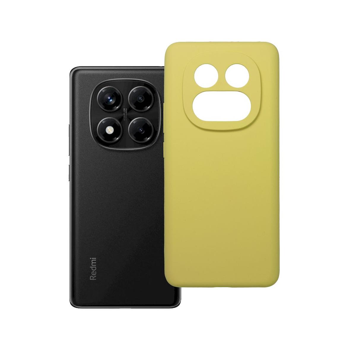 Futerał do Xiaomi Redmi Note 14 PRO 4G Silicone 2mm żółty