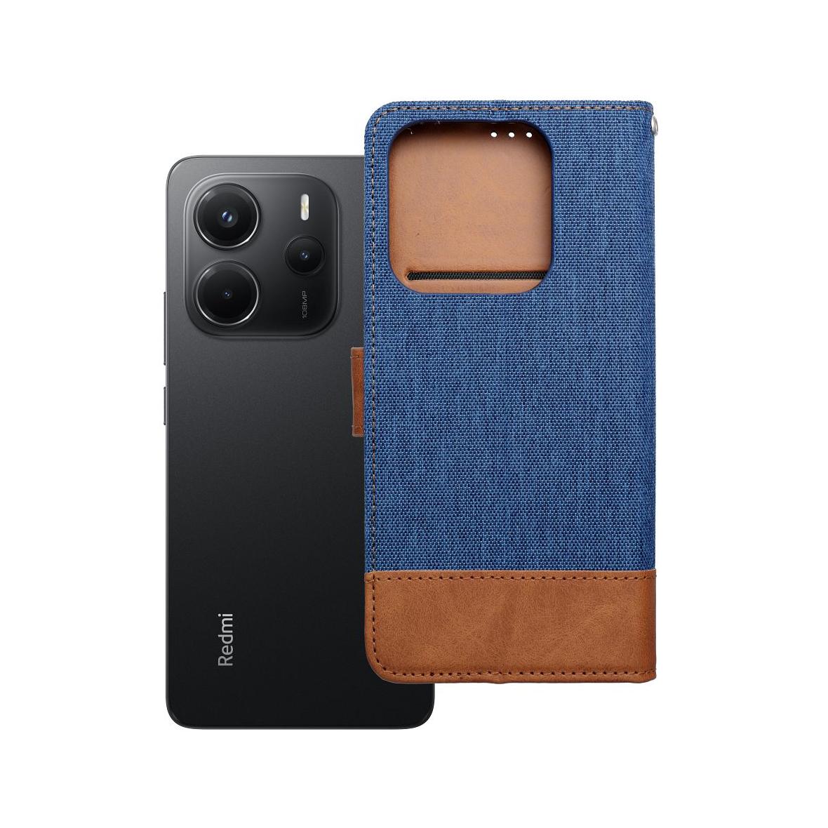 Etui z klapką na Xiaomi Redmi NOTE 14 5G Jeans Book niebieskie