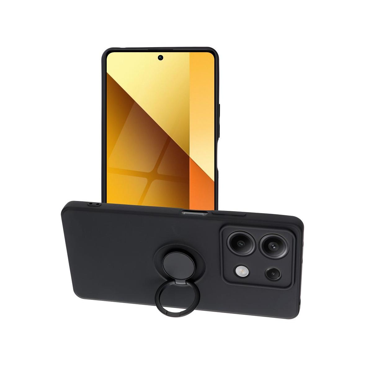 Futerał do Xiaomi Redmi Note 13 5G Silicone Ring czarny