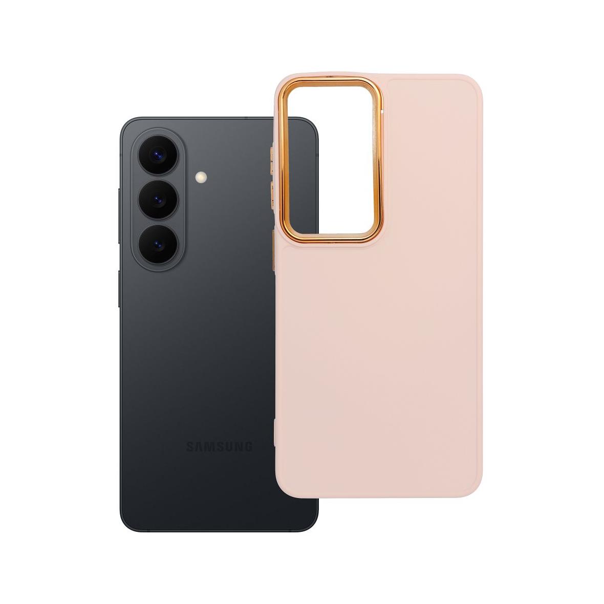 Futerał do Samsung S26 Frame pudrowy róż