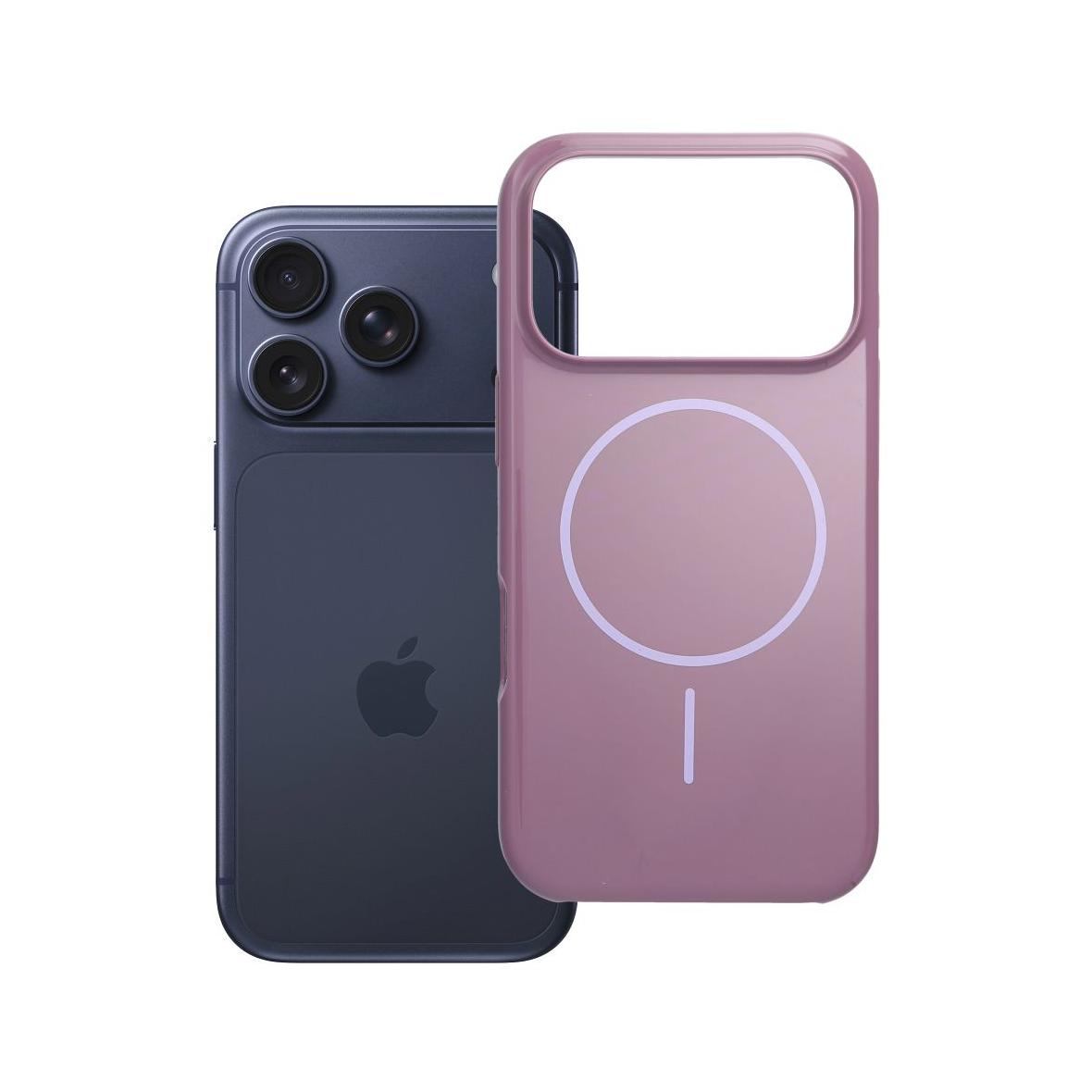 Etui na iPhone 17 PRO Glossy Mag Cover zgodny z MagSafe fioletowe