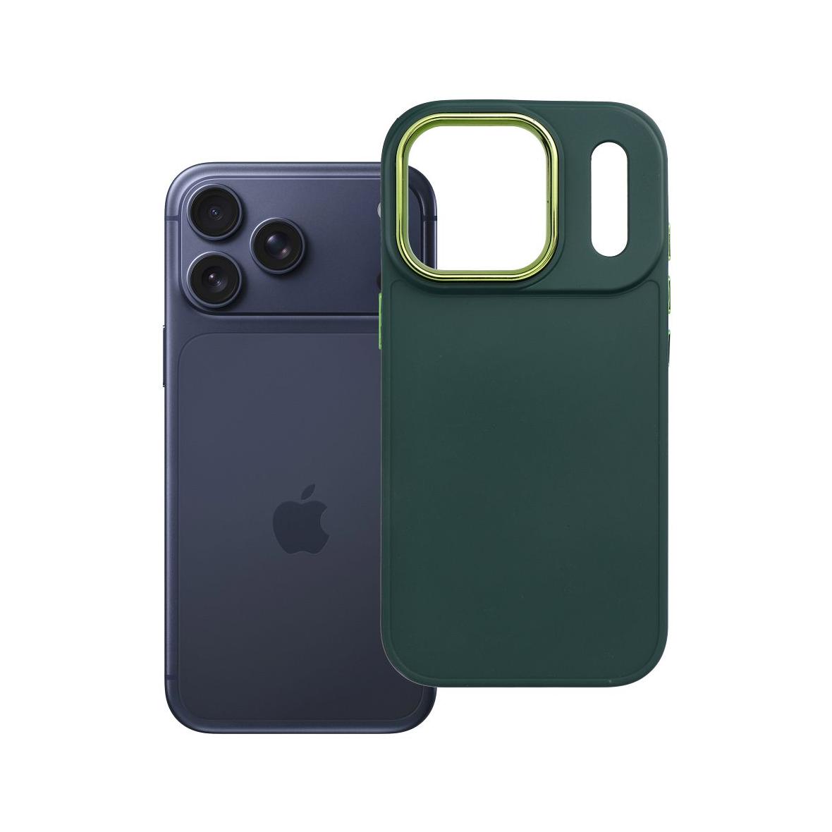 Futerał do iPhone 17 PRO Frame zielony