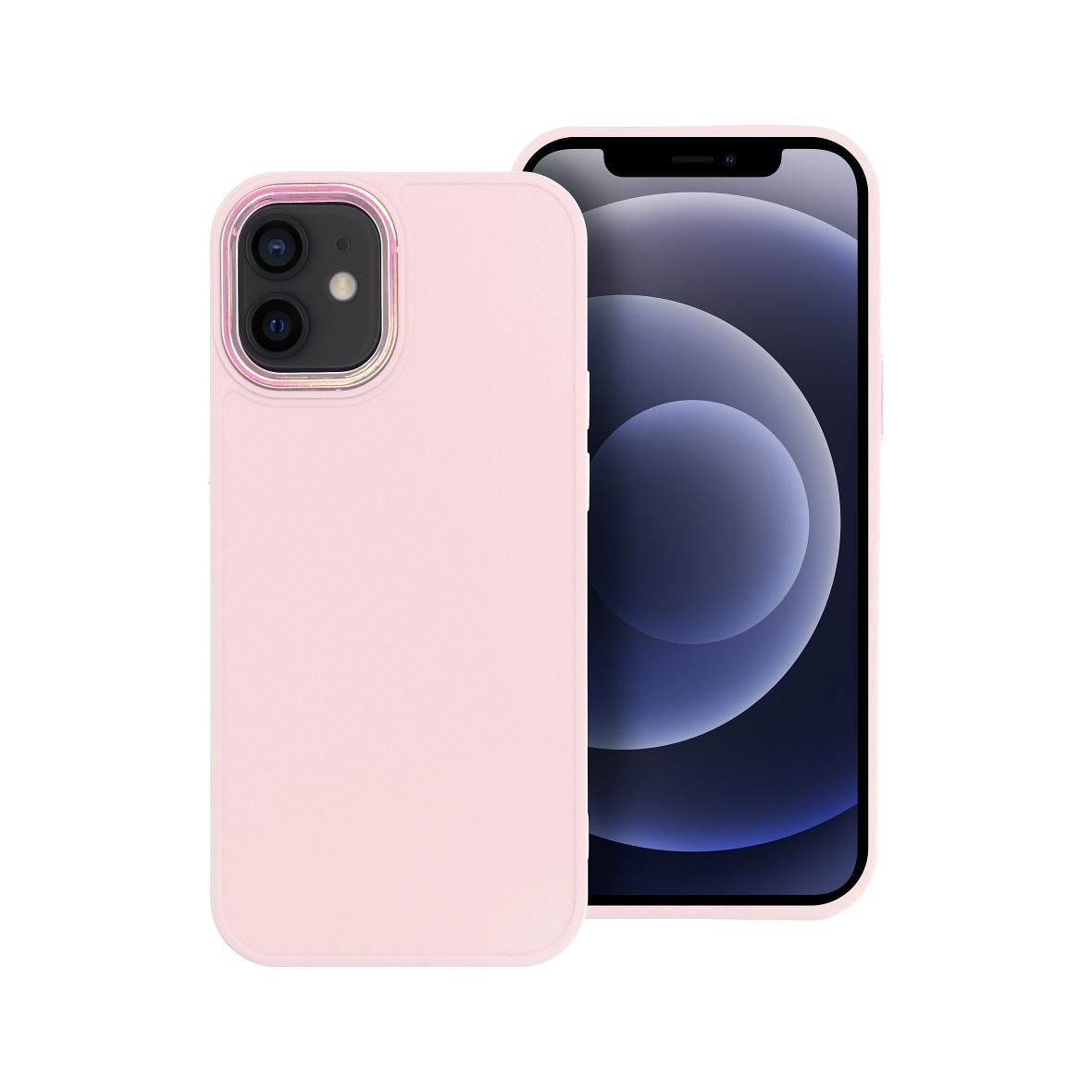 Futerał FRAME do IPHONE 12 Mini pudrowy róż