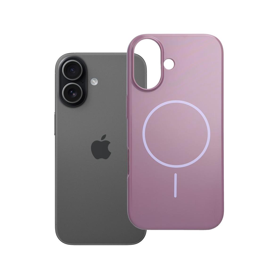 Etui na iPhone 17 Glossy Mag Cover zgodny z MagSafe fioletowe