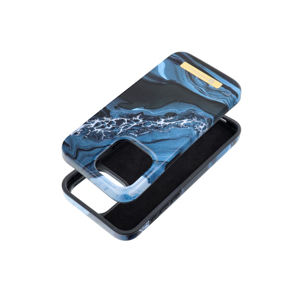 Etui na iPhone 15 PRO MAX Forcell F-Protect Mirage zgodny z MagSafe  ocean marble