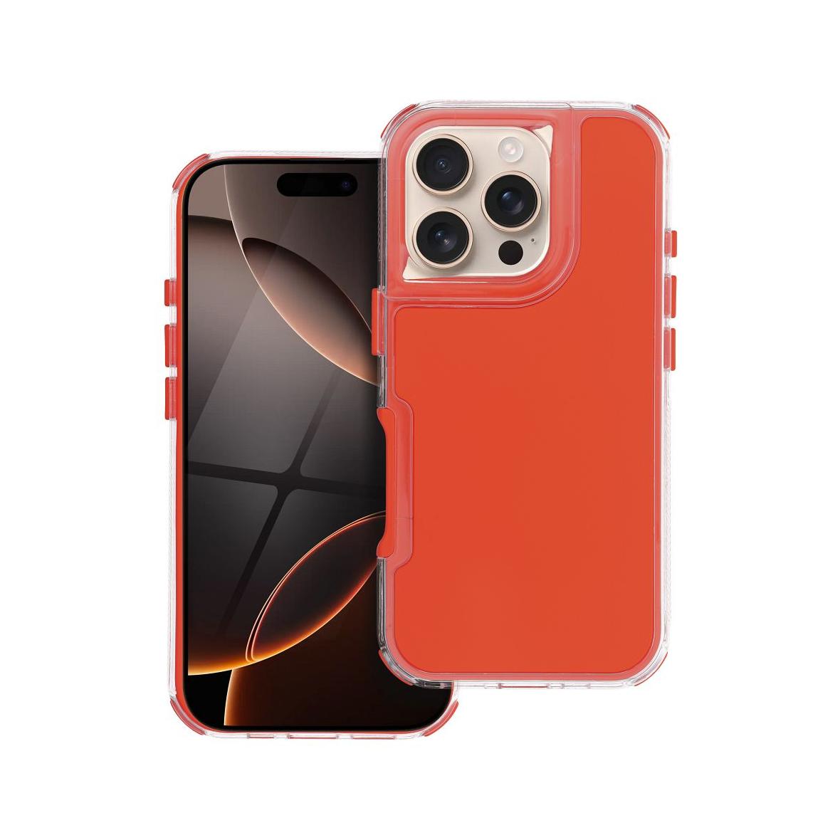 Futerał do iPhone 16 PRO Matrix pomarańczowy