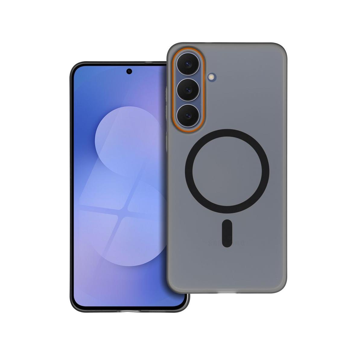 Futerał do Xiaomi Redmi 15 4G / 15 5G Go Orange zgodny z MagSafe czarny