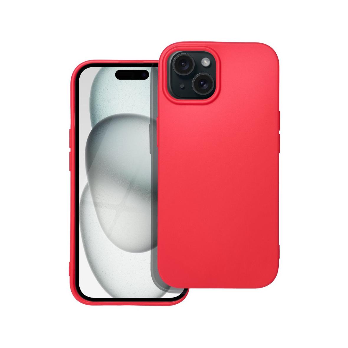 Futerał do iPhone 15 Soft czerwony