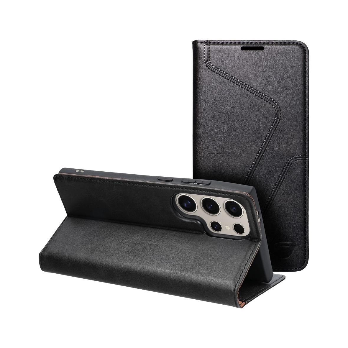 Pokrowiec na Samsung S24 ULTRA Forcell F-Protect RFID Blocker Book czarny