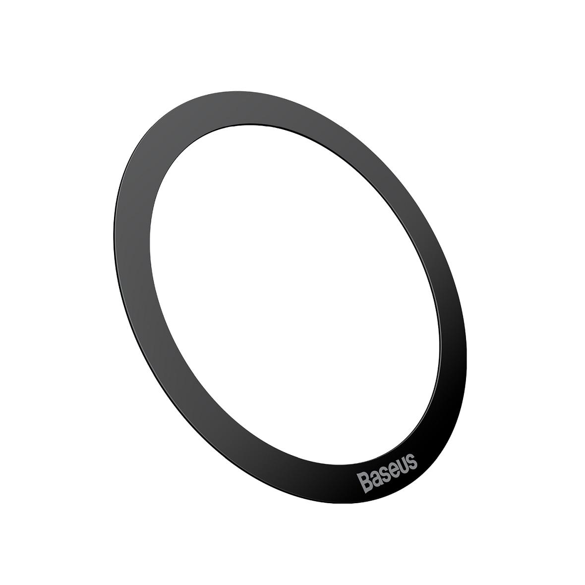 BASEUS blaszki uniwersalne kompatybilne z MagSafe PCCH000001 2 sztuki czarne