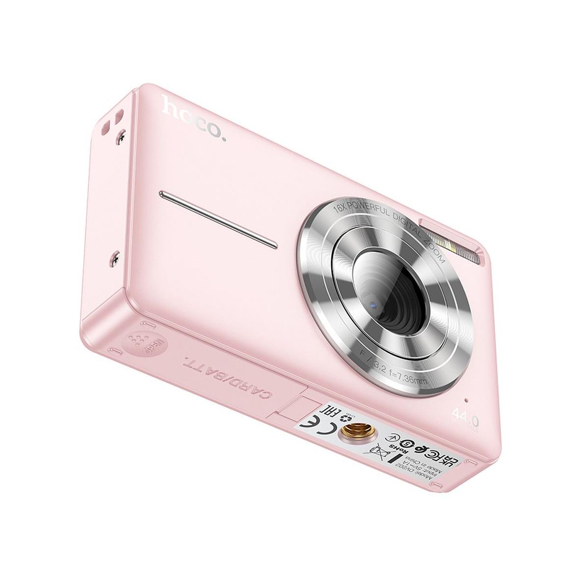 Aparat cyfrowy Hoco 5MP 2,8" Full HD DV202 różowy