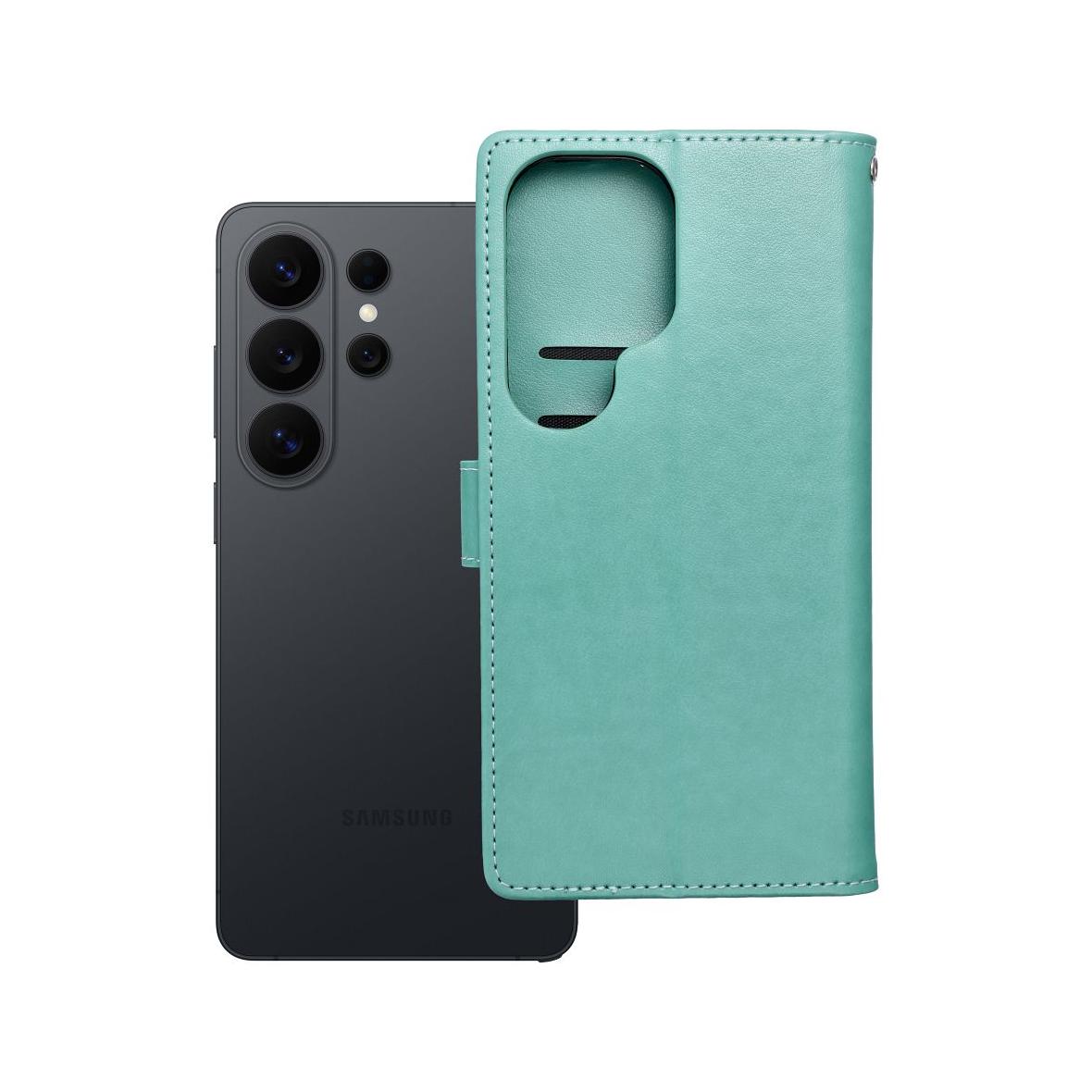 Etui z klapką Mezzo Book na Samsung S26 ULTRA łapacz snów zielony