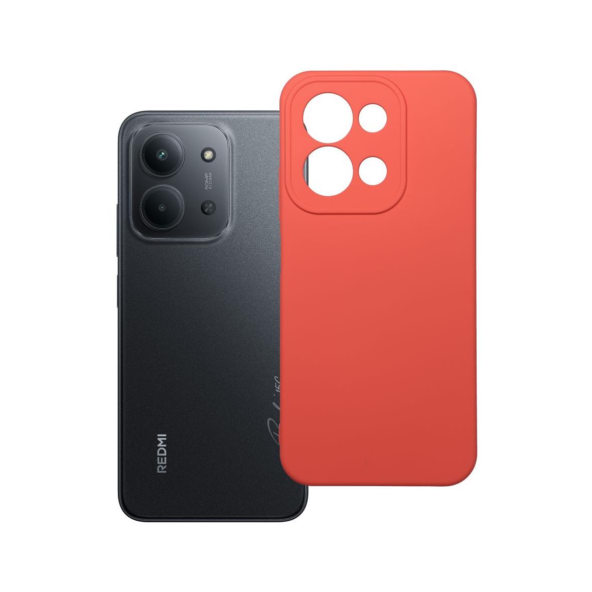 Futerał do Xiaomi Redmi 15C (173,16 x 81,07 x 8,2) Silicone brzoskwiniowy