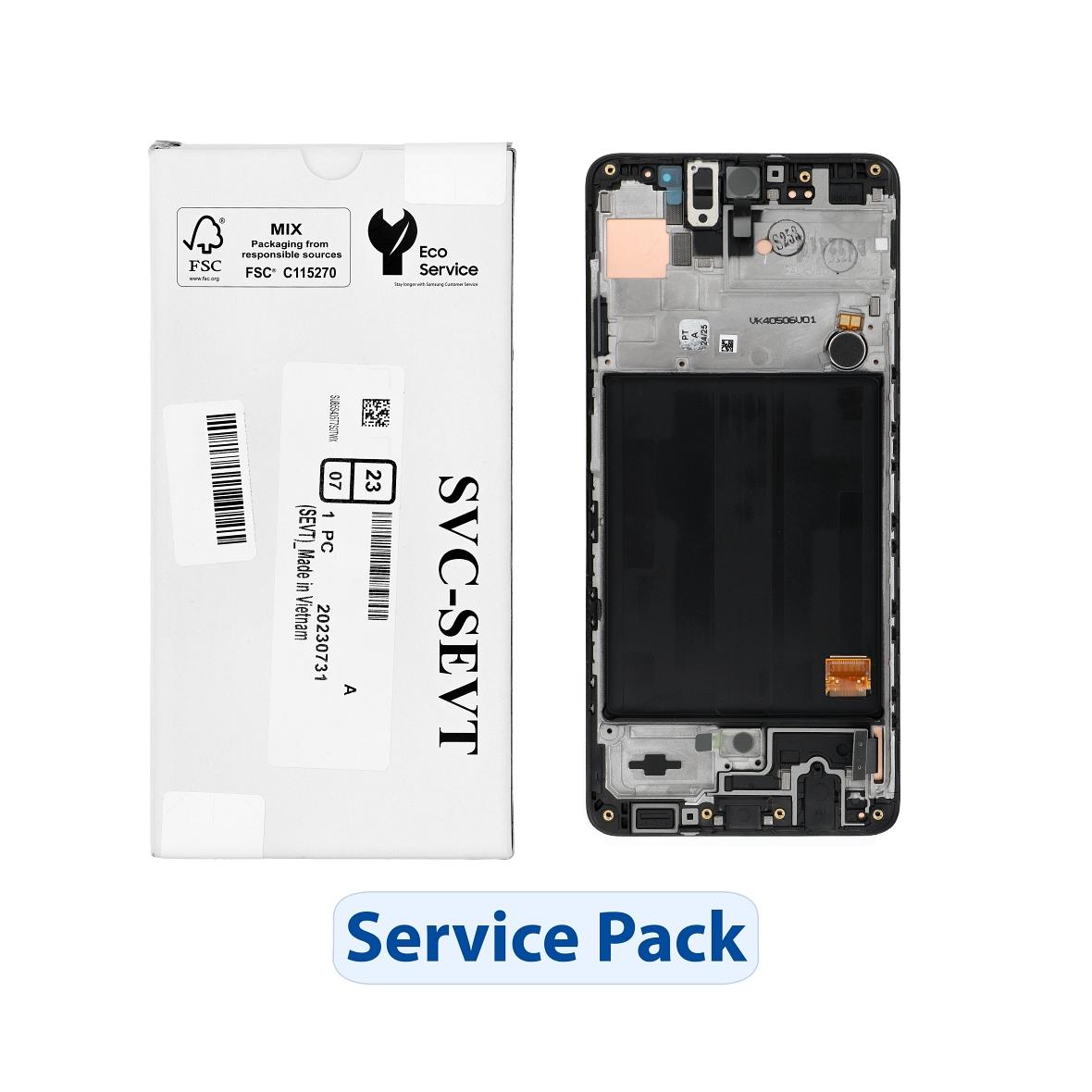 ServicePack Wyświetlacz LCD SAMSUNG A51 A515F GH82-21669A