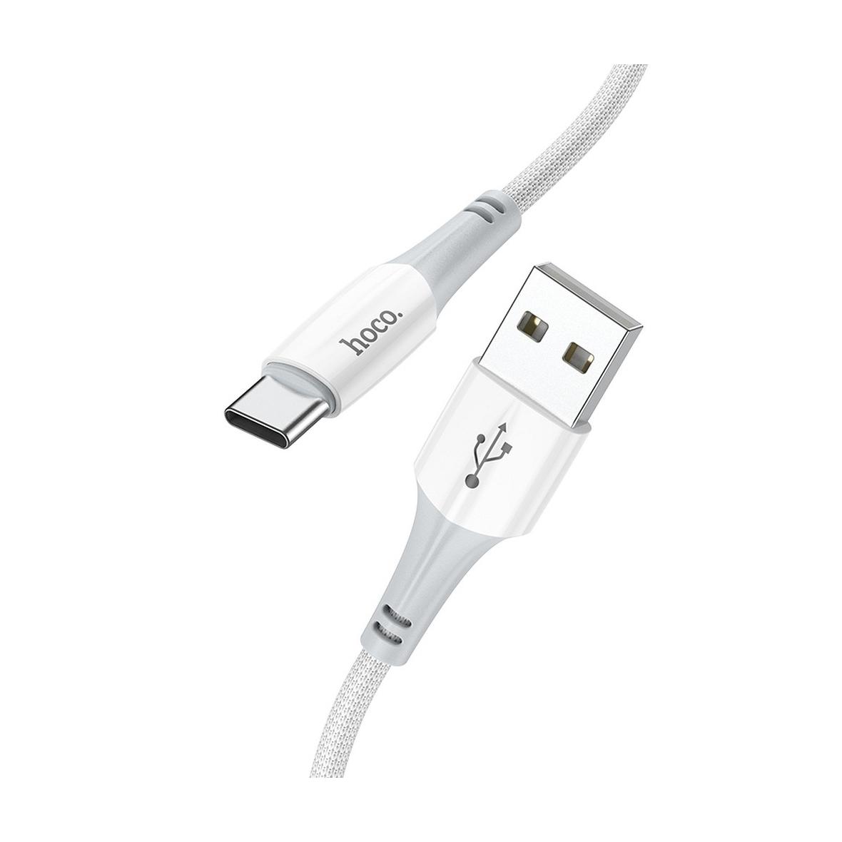 Kabel USB A do USB C Hoco 3A 1 m X70 biały