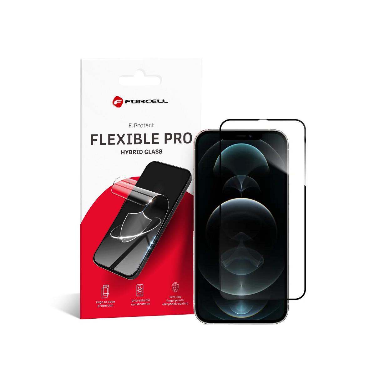 Szkło hybrydowe do iPhone XS MAX / 11 PRO MAX Forcell Flexible 5D czarne