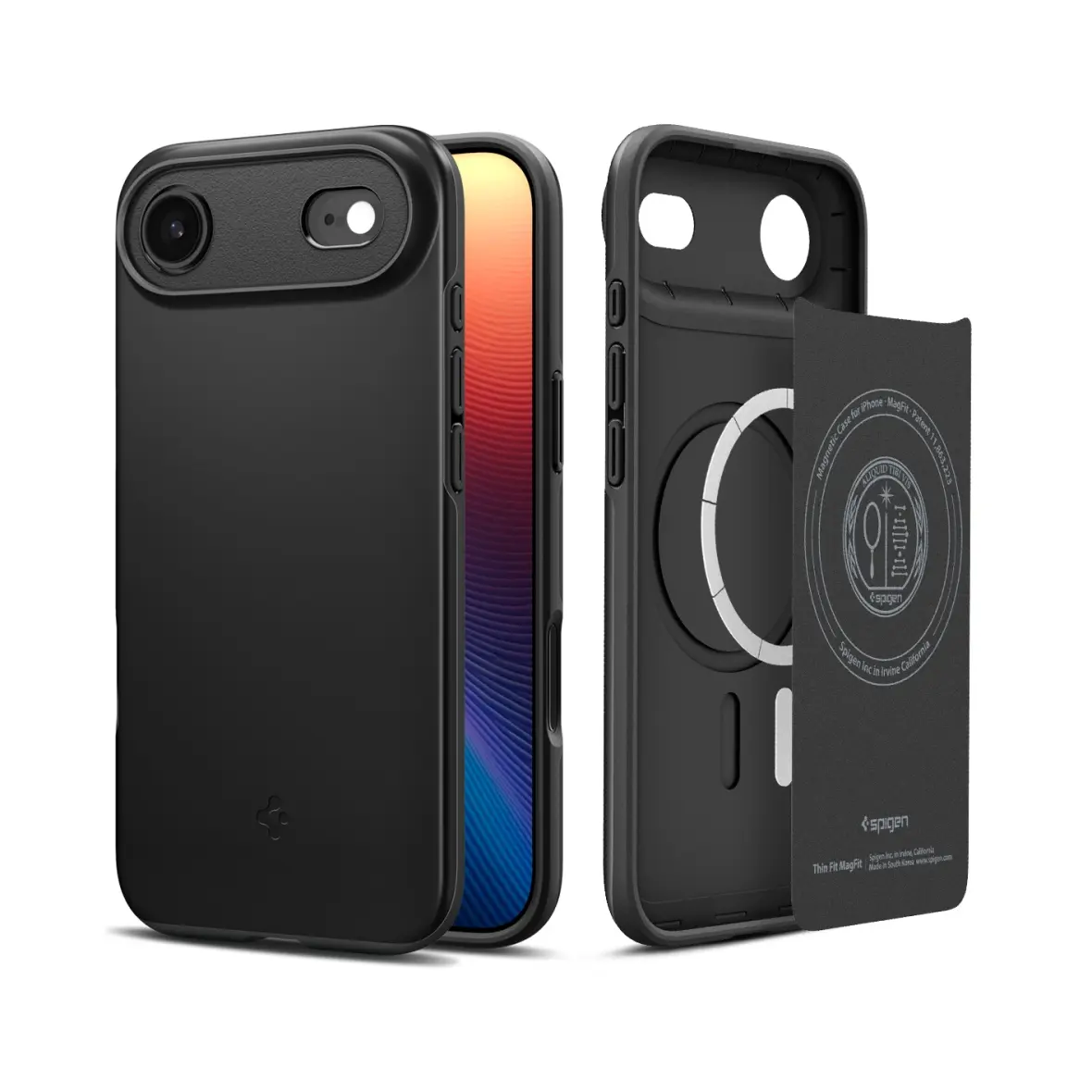 SPIGEN futerał THIN FIT MAG kompatybilny z MagSafe do IPHONE 17 Air black