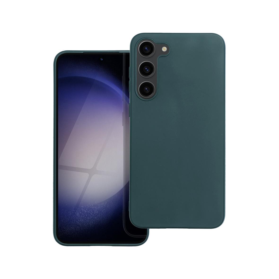 Futerał MATT do SAMSUNG S23 Plus ciemnozielony