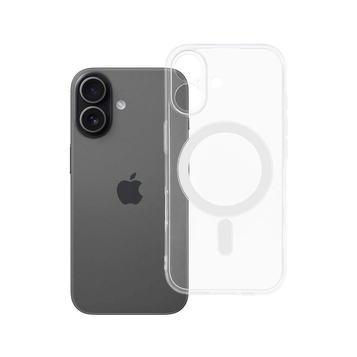 Futerał do iPhone 17 Clear Case 2 mm Mag Cover zgodny z MagSafe (camera protection) transparentny